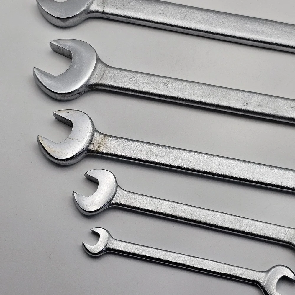 Vintage Thorsen Double Open End Wrench Set 1/4" to 7/8" USA Made Lot Of 6 - Picture 13 of 15